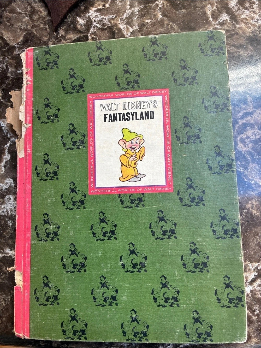 Walt Disney Productions Walt Disney's Storybook of Fantasyland Vintage Disney